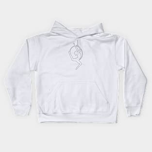 Aerial hoop Kids Hoodie